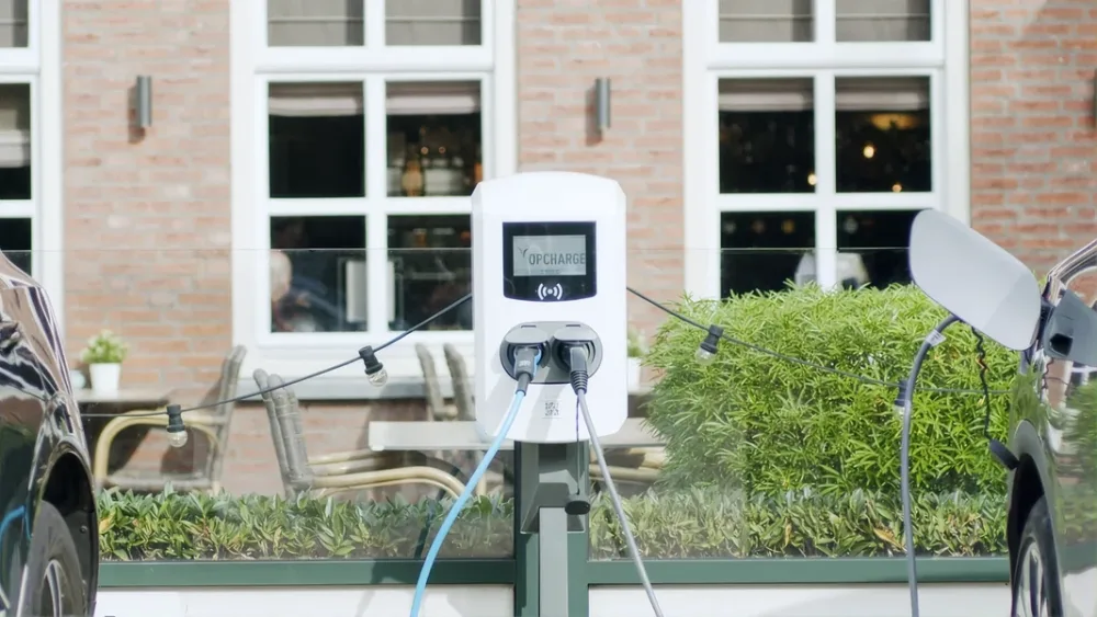 Laadpaal voor een elektrische wagen